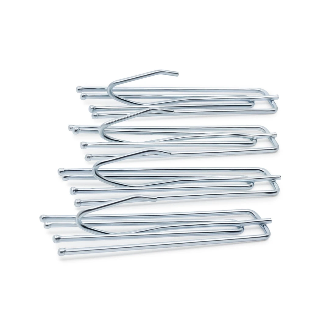 Dritz Long Neck Pleater Hooks, Silver, 14 Pc 6 Dritz Long Neck Pleater Hooks, Silver, 14 Pc