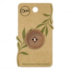 Dritz Buttons & Cover Buttons Recycled Paper Round Button, 28mm
