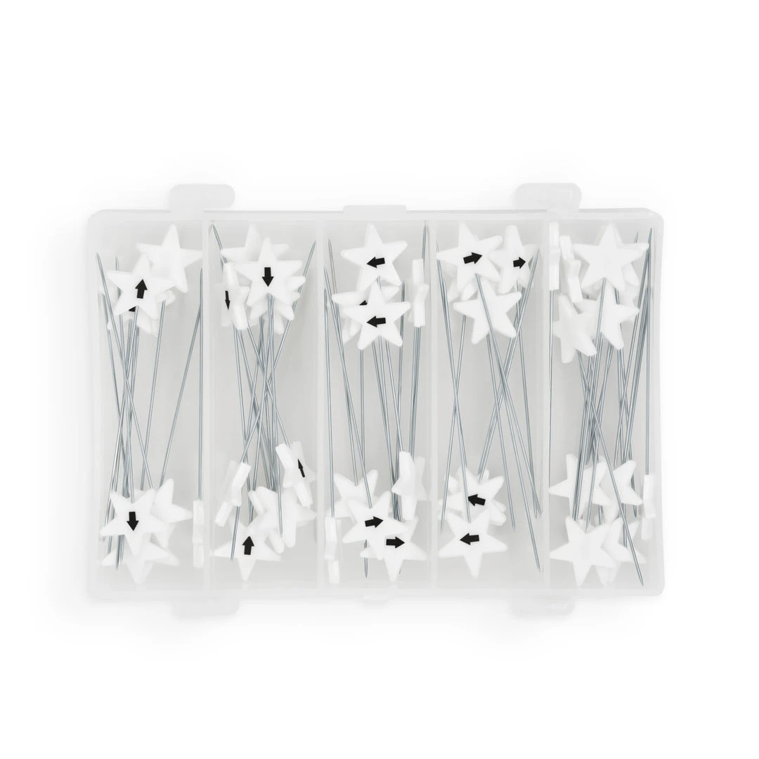 Dritz Flat Star Head Pins, White, 115 Pc Pins, Needles & Tacks 8 Dritz Flat Star Head Pins, White, 115 Pc Pins, Needles & Tacks
