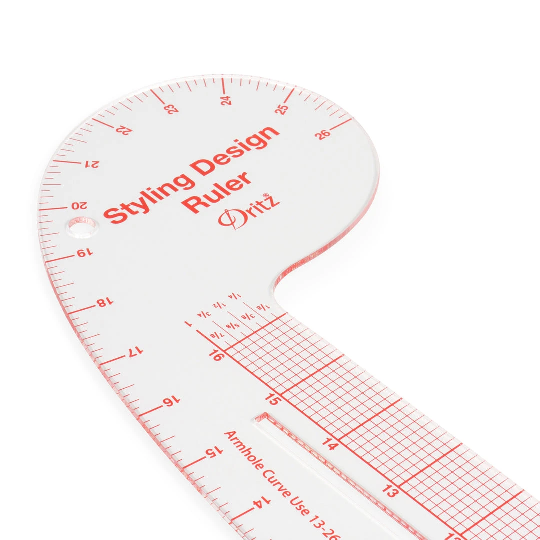 Dritz Measuring Styling Design Ruler 4 Dritz Measuring Styling Design Ruler