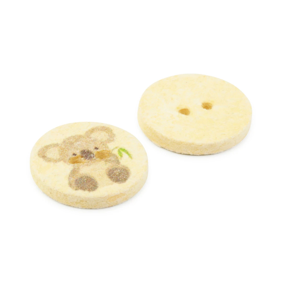 Dritz Recycled Cotton Koala Button, 18mm, 3 Pc 21 Dritz Recycled Cotton Koala Button, 18mm, 3 Pc
