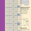Dritz Quilt-N-Sew See-Thru Ruler Measuring