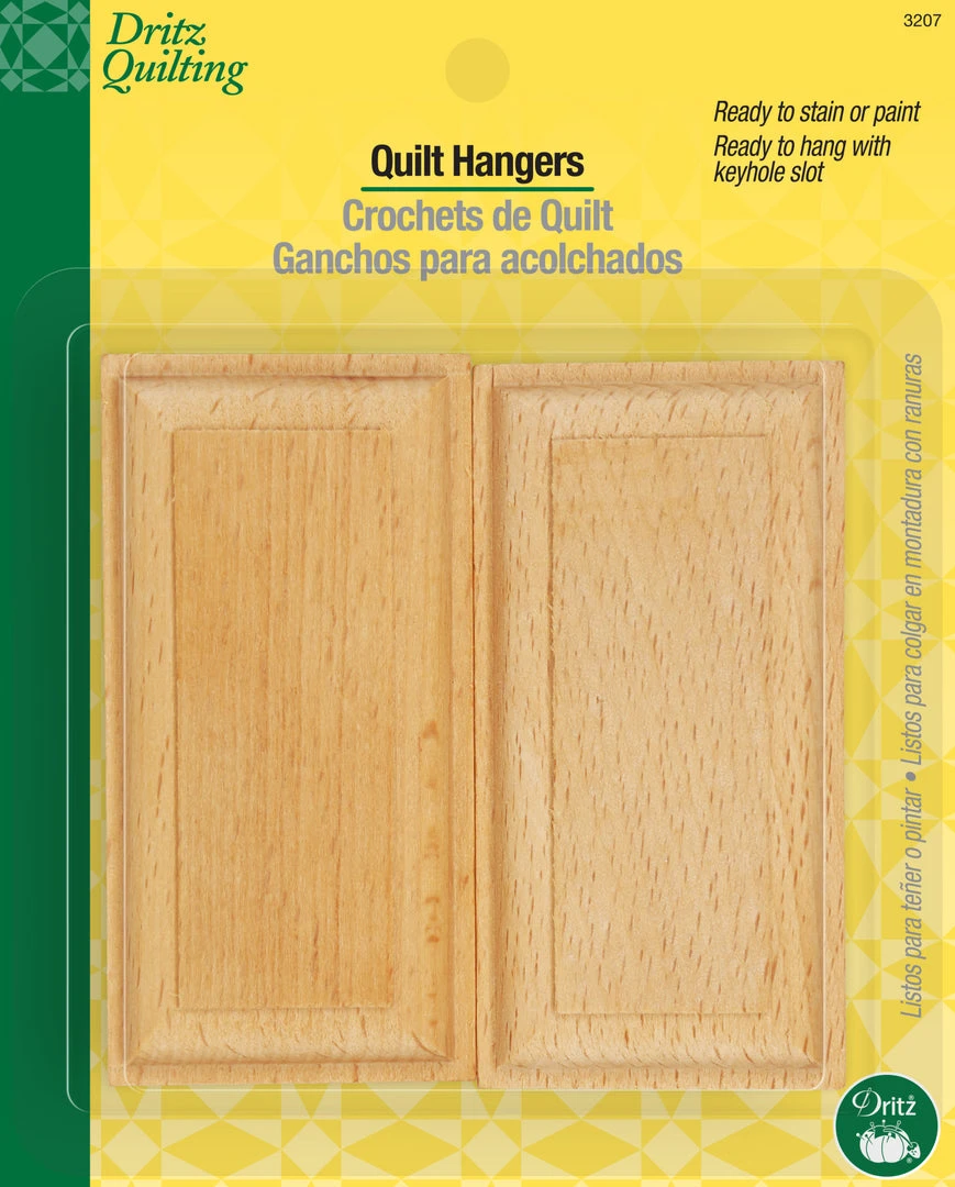 Dritz Wooden Quilt Hangers, 2 Pc Quilting Accessories 3 Dritz Wooden Quilt Hangers, 2 Pc Quilting Accessories