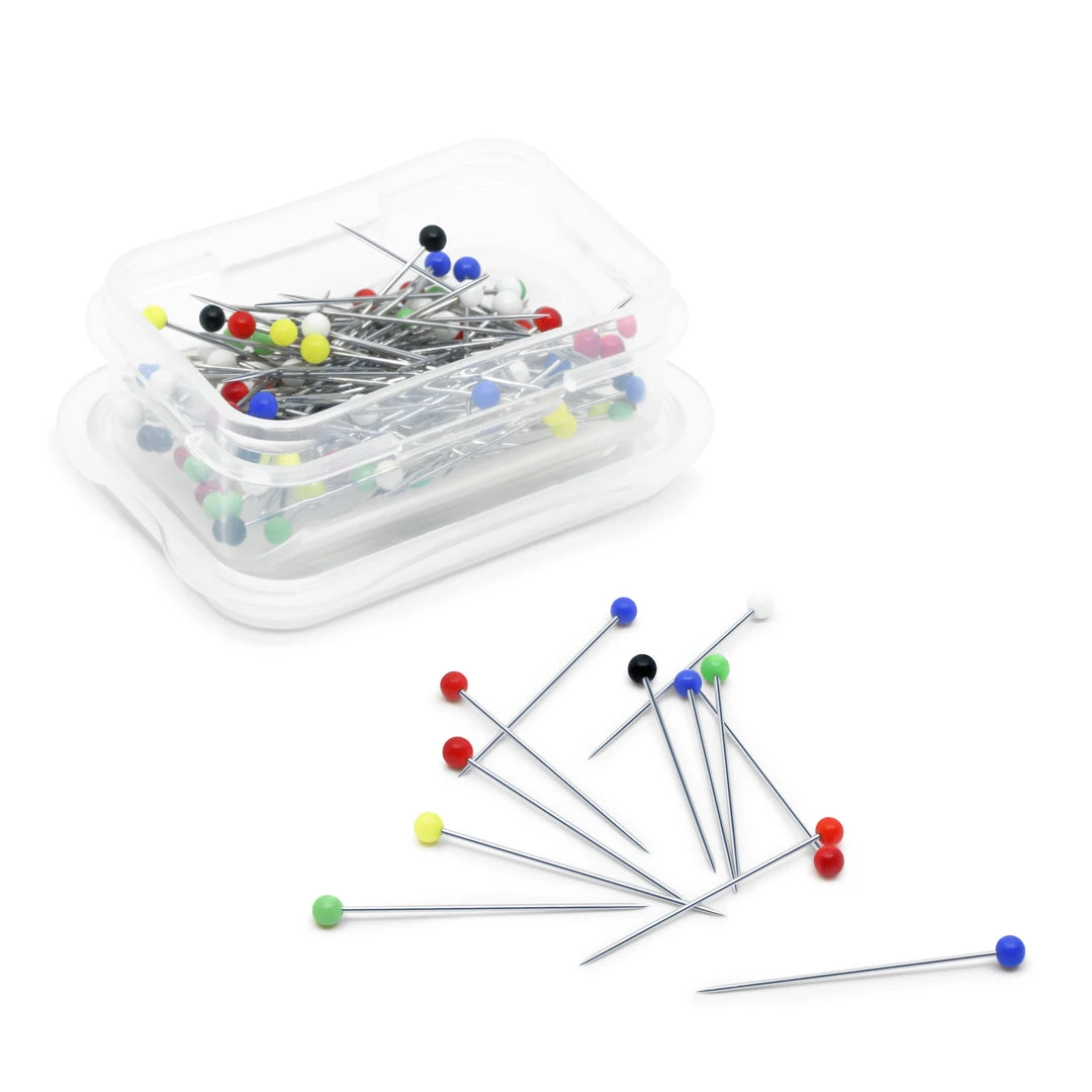 Dritz 1-1/4" Glass Head Pins, Assorted Pins & Accessories 8 Dritz 1-1/4" Glass Head Pins, Assorted Pins & Accessories