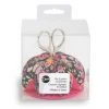 Dritz Pin Cushion With Scissors, Black Floral Pins & Accessories
