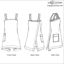 Indygo Junction Origami Apron Pattern, PDF Download Aprons