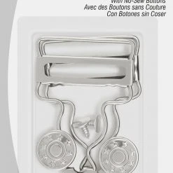 Dritz 1-1/4" Overall Buckles With No-Sew Buttons