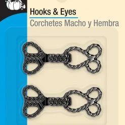 Dritz Decorative Hooks & Eyes, 2 Sets