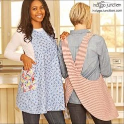 Indygo Junction Aprons Crossback Reversible Adult And Child Apron Pattern