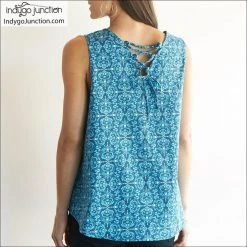 Indygo Junction Turn About Tank Pattern Apparel