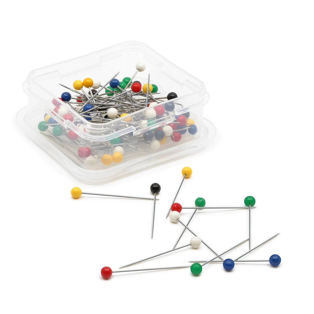 Dritz Pins & Accessories 1-1/4" Color Ball Pins, Assorted, 100 Pc 5 Dritz Pins & Accessories 1-1/4" Color Ball Pins, Assorted, 100 Pc