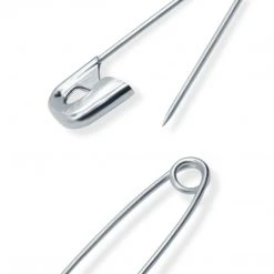 Dritz Safety Pins, Assorted Sizes, Nickel, 10 Pc Pins & Accessories