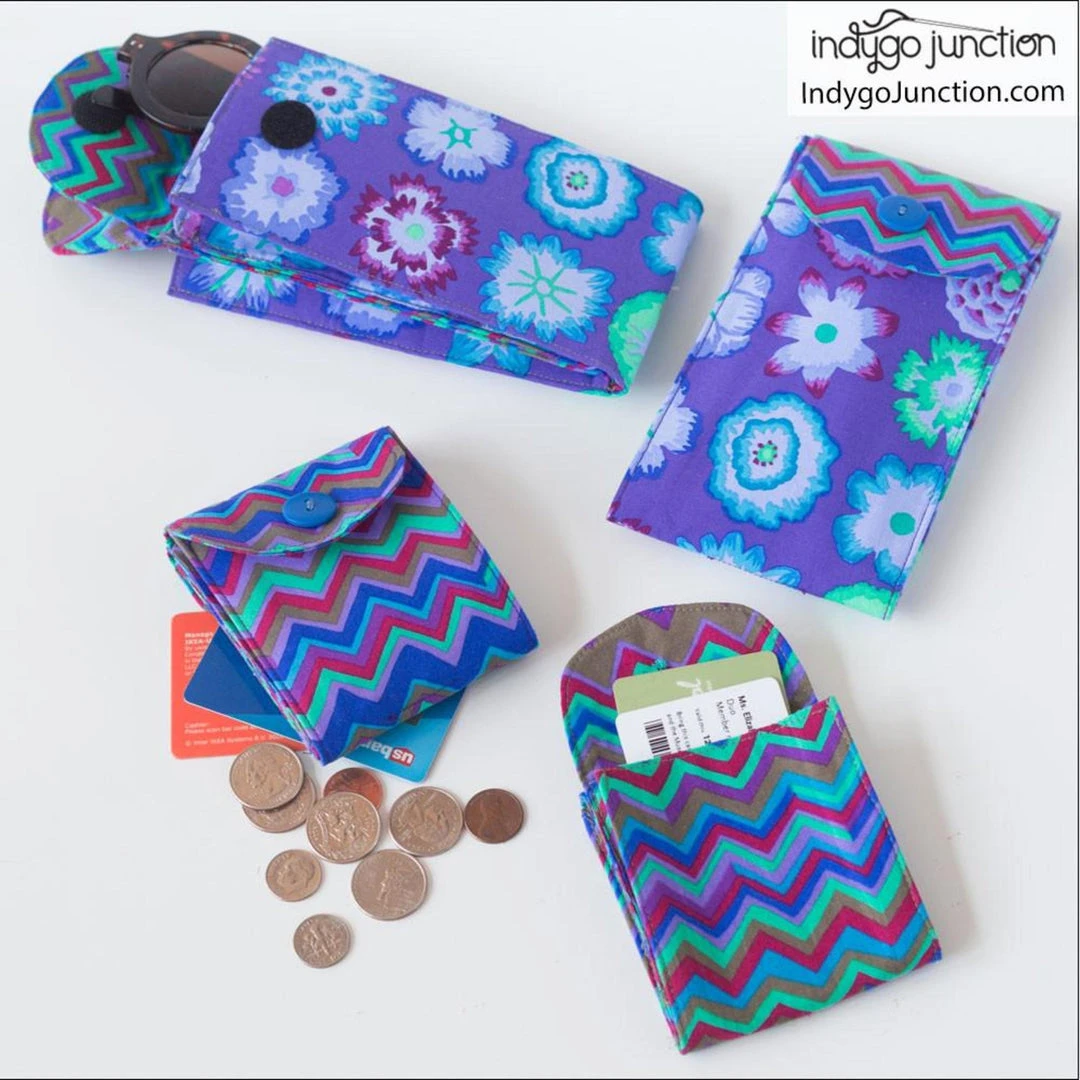 Indygo Junction Double Pocket Pouch Pattern Purses & Accessories 7 Indygo Junction Double Pocket Pouch Pattern Purses & Accessories