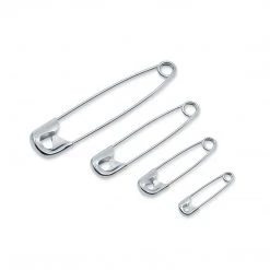Dritz Safety Pins, Assorted Sizes, Nickel, 100 Pc Pins & Accessories