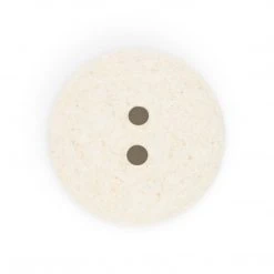 Dritz Buttons & Cover Buttons Recycled Cotton Round Button, 18mm, 3 Pc