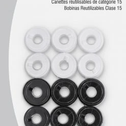 Dritz Class 15 Reusable Bobbins, 12 Pc Machine Accessories 13 Dritz Class 15 Reusable Bobbins, 12 Pc Machine Accessories