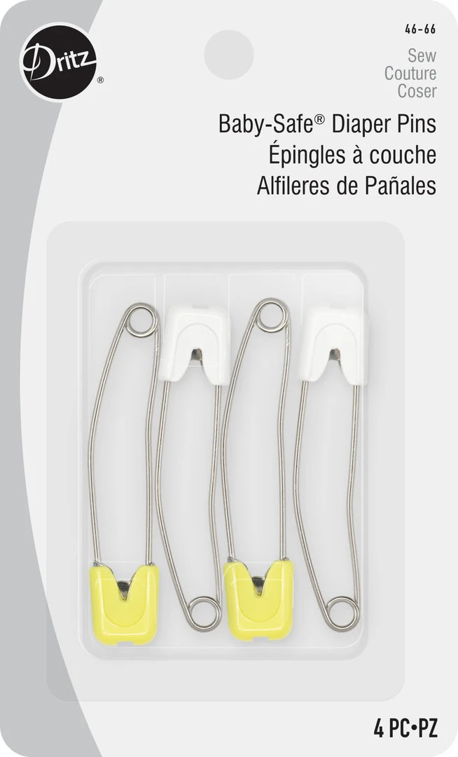 Dritz Baby-Safe Diaper Pins, 3-Pack 18 Dritz Baby-Safe Diaper Pins, 3-Pack