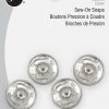 Dritz Sew-On Snaps, 4 Sets, Size 10 1 Dritz Sew-On Snaps, 4 Sets, Size 10
