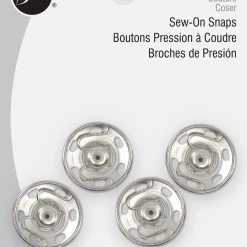 Dritz Sew-On Snaps, 4 Sets, Size 10