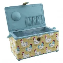 Dritz Rectangular Sewing Basket, Medium