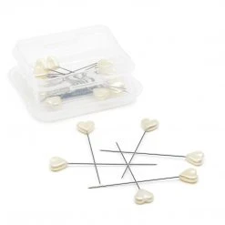 Dritz 2-1/8" Heart Pearlized Pins, White, 20 Pc 9 Dritz 2-1/8