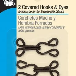 Dritz Covered Hooks & Eyes, 2 Pc