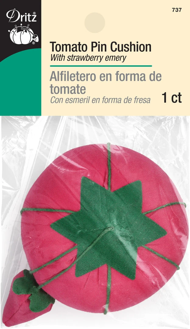 Dritz Tomato Pin Cushions With Strawberry Emery, 3-Pack 6 Dritz Tomato Pin Cushions With Strawberry Emery, 3-Pack