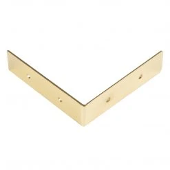 Dritz Campaign Hardware Smooth Right Angle Corners, Small, 4 Pc