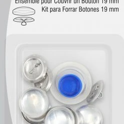 Dritz Cover Button Kit, Nickel