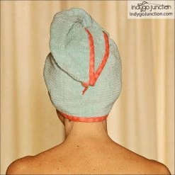 Indygo Junction Spa Towel Wrap & Turban Shower Set Pattern, PDF Download