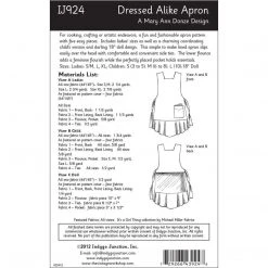 Indygo Junction Aprons Dressed Alike Mother, Daughter, Doll Apron Patterns