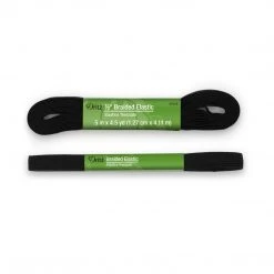 Dritz 1/2" Braided Elastic, Black 16 Dritz 1/2