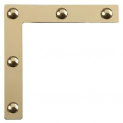 Dritz Smooth Campaign Hardware Corners, Large, 4 Pc