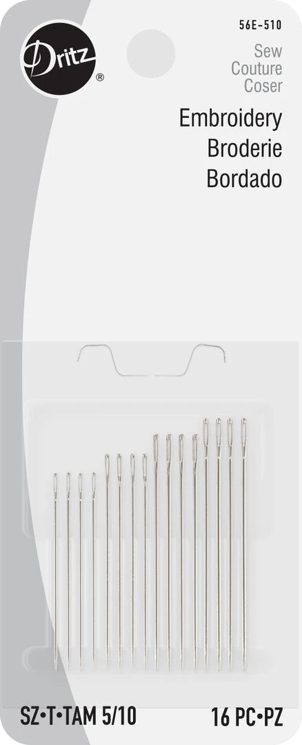 Dritz Embroidery Hand Needles Needles & Accessories 3 Dritz Embroidery Hand Needles Needles & Accessories