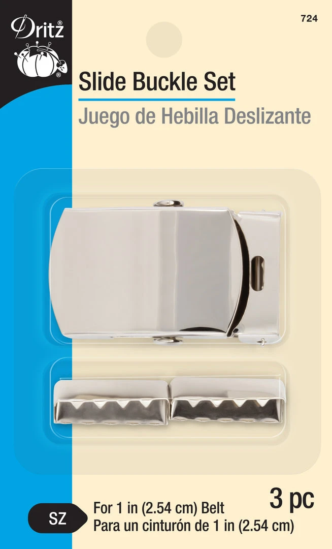 Dritz Slide Buckle Set, Nickel 3 Dritz Slide Buckle Set, Nickel