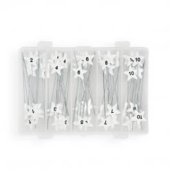 Dritz Flat Star Head Pins, White, 115 Pc Pins, Needles & Tacks 12 Dritz Flat Star Head Pins, White, 115 Pc Pins, Needles & Tacks