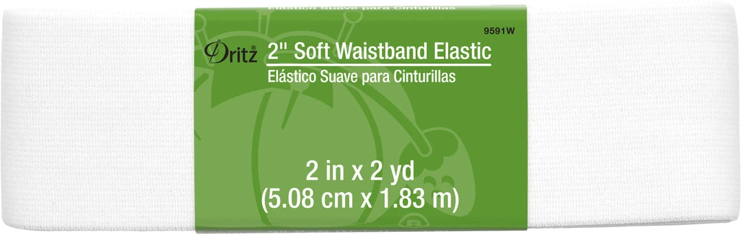 Dritz 2" Soft Waistband Elastic, 2 Yd 19 Dritz 2" Soft Waistband Elastic, 2 Yd