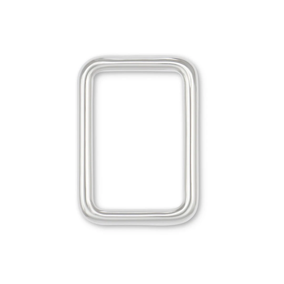 Dritz 1" Rectangle Rings, Nickel, 2 Pc 5 Dritz 1" Rectangle Rings, Nickel, 2 Pc