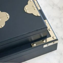 Dritz Campaign Hardware Smooth Right Angle Corners, Small, 4 Pc