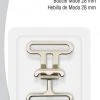 Dritz Fashion Buckle, Nickel 2 Dritz Fashion Buckle, Nickel