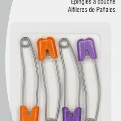 Dritz Baby-Safe Diaper Pins, 3-Pack