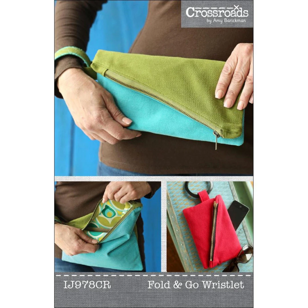 Indygo Junction Fold & Go Wristlet Pattern, PDF Download 3 Indygo Junction Fold & Go Wristlet Pattern, PDF Download
