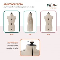 Dritz Dress Forms Little Double Adjustable Form, Child