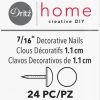 Dritz Decorative Nails & Tacks 7/16" Smooth Decorative Nails, 24 Pc 1 Dritz Decorative Nails & Tacks 7/16" Smooth Decorative Nails, 24 Pc