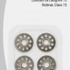 Dritz Class 15 Bobbins, Metal, 4pc Machine Accessories