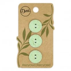 Dritz Buttons & Cover Buttons Recycled Cotton Round Button, 18mm, 3 Pc