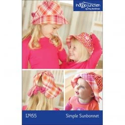 Indygo Junction Purses & Accessories Simple Sunbonnet Hat Pattern, PDF Download