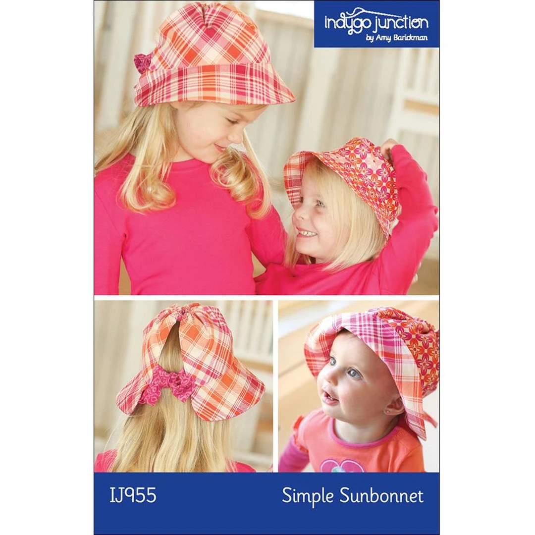 Indygo Junction Purses & Accessories Simple Sunbonnet Hat Pattern, PDF Download 3 Indygo Junction Purses & Accessories Simple Sunbonnet Hat Pattern, PDF Download
