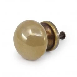 Dritz Ceramic Fancy Glaze Knob, Brown 9 Dritz Ceramic Fancy Glaze Knob, Brown