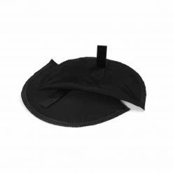 Dritz 1/2" Covered Set-In Shoulder Pads With Fastener Tape, Black